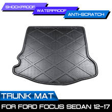 Car Floor Mat Carpet Rear Trunk Anti-mud Cover For Ford Focus Sedan 2012-2013 2014 2015-2017 2024 - buy cheap