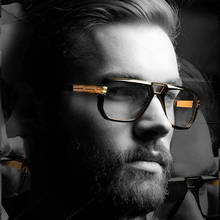 Óculos escuros retrô vintage, óculos de sol masculino e feminino de marca de luxo, uv400 2024 - compre barato