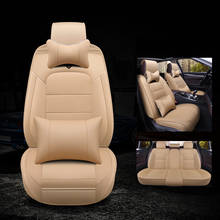 kalaisike leather universal auto seat covers for Cadillac all models SRX CT6 ATS CTS XTS SLS ATSL car styling auto accessories 2024 - buy cheap
