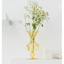 Vaso de flores de mesa para decoração de casamento, vaso de vidro com recipientes de vidro 2024 - compre barato