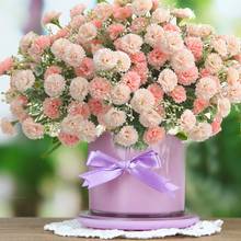 1PC DIY Fresh Artificial Flower Carnation Silk Flower Fake plant for Mother's Day Home Party Decoration 2024 - buy cheap