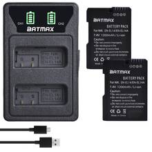 Batmax-batería EN-EL14 EL14, cargador doble LED USB con Cable tipo C para Nikon D5200, D3100, D3200, D5100, P7000, P7100 2024 - compra barato