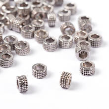 100pcs 5x3mm Tibetan Silver Color Metal Beads Loose Spacer Beads for Jewelry Making DIY Lead Free & Nickel Free & Cadmium Free 2024 - buy cheap