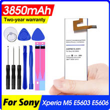 Agpb016-a001 de polímero de litio para Sony Xperia M5, batería m 5, E5603, E5606, E5653, E5633, E5643, E5663, 3850mah 2024 - compra barato