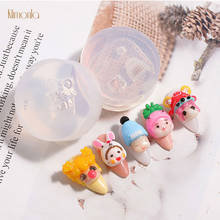 Plantillas de silicona 3D para decoración de uñas, molde sólido de dibujos animados para Cara de Bebé durmiente, sombrero, decoraciones DIY, estampador, herramientas de Arte de uñas, 1 ud. 2024 - compra barato