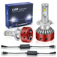 2PCS Car Lights LED H7 H4 H11 LED Lamp for LED Headlight Bulbs H1 H8 ZES LED Chip Canbus No Error Bulbs Auto fog Lamp12V 6000K 2024 - buy cheap