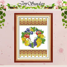 Fruits Tapestry Counted Cross Stitch 11CT 14CT Cross Stitch Sets Wholesale flowers Cross-stitch Kits Embroidery Needlework 2024 - buy cheap