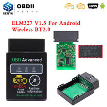 ELM327 V1.5 PIC18F25K80 OBD2 Wireless Scanner For Android ELM 327 V1.5  HH OBDII OBD 2 Car Diagnostic Auto Tool Code Reader 1.5 2024 - buy cheap