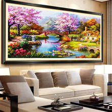Huacan Full Square Drill 5D Diamond Painting Cross Stitch Landscape DIY Diamond Embroidery Cross Stitch Home Decoration 2024 - buy cheap