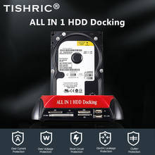 TISHRIC All In 1 HDD Docking Station Dual USB 2.0 2.5" 3.5" IDE SATA External HDD Box Hard Disk DRIVE Enclosure Card Reader 3TB 2024 - buy cheap