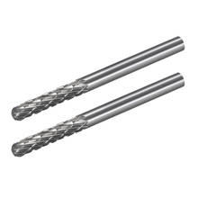 uxcell 2pcs Carbide Burrs Double Cut Rotary Burrs File Cylinder Shape Cutting Burrs 1/8" Shank for Die Grinder Drill Bit 2024 - buy cheap