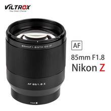 VILTROX AF 85mm F1.8 Z Mount Auto Focus Full Frame Fixed Portrait Lens COSCO Lens For Nikon Z Mount Camera Z5 Z50 Z6 Z7 2024 - buy cheap