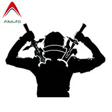 Aliauto Interesting Car Sticker Vinyl Anime Ninja Warrior Swords Styling Accessories PVC Decal for Mitsubishi Lada,15cm*11cm 2024 - buy cheap