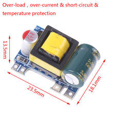 Mini AC-DC 110V 120V 220V 230V a 5V 12V, módulo convertidor, fuente de alimentación 2024 - compra barato