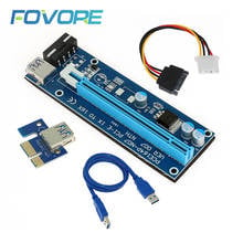 PCI-E Riser Card 60CM USB 3.0 Cable PCI Express 1X to 16X Extender PCIe Adapter for Bitcoin Miner Mining 2024 - buy cheap