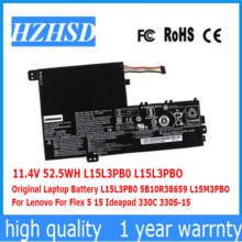 11,4 V 52.5WH L15L3PB0 оригинальный ноутбук батарея L15L3PB0 5B10R38659 L15M3PBO для Lenovo Flex 5 15 Ideapad 330C 330S-15 2024 - купить недорого
