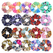 Feminino impresso rabo de cavalo titular bandana artesanal elástico faixa de cabelo artesanal scrunchie hairband acessórios para o cabelo 2024 - compre barato