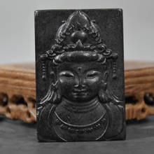 Estatua colgante de colección de Mascota, meteorito Natural, budismo, mil manos, Guanyin, Bodhisattva, Manjusri, cultura del Tíbet Hongshan 2024 - compra barato