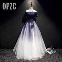 2020 New Arrival Opzc Short Off The Shoulder Floor-length Ball Gown  Vestido Graduacion Sin Hombros Vestidos Graduacion La Eso 2024 - buy cheap