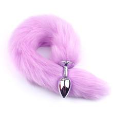 OLO Sex Toys Soft Wild Anal Plug Metal Sex Tail Fox Tail Butt Plug Erotic Anus Toys For Adult Tail Flirting Cosplay Accessorie 2024 - buy cheap