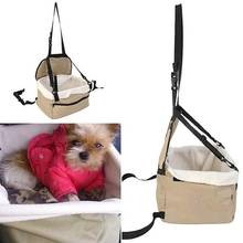 Soft Pet Dog Puppy Cat Kitty Car Seat Booster Seat Carrier Car Leash Bag Out Portable Carrier Bags Breathable Pet Backpack 2024 - buy cheap