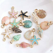 Nice Conch Sea Shell Charms Ocean Pendants Starfish Anklet Bracelet Necklace DIY Handmade Accessories Craft 10/13Pcs 2024 - buy cheap