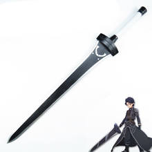 [Funny] 105cm Cosplay Anime sword Art Online SAO weapon Alicization Kirigaya Kazuto/Kirito's wooden Sword model Costume party 2024 - buy cheap