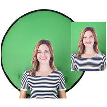 Reflector de fotografía portátil, Fondo de cromaticidad, fondo de pantalla verde, adecuado para estudio de vídeo de YouTube 2024 - compra barato