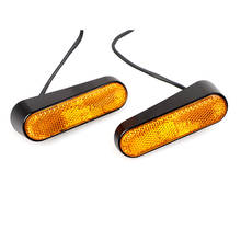 Luzes led de seta traseira e dianteira para motocicleta, indicador cnc lâmpada esquerda e direita para vespa 946 2024 - compre barato