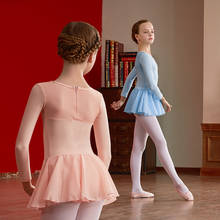 Ballet Dress Girl Fancy Dress For Girls Long Sleeve Dance Leotard Classic Dance Costume Ballet Skirt Ballerina Dance Clothes 2024 - buy cheap