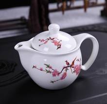 Tetera de porcelana tradicional china, juego de té de viaje para oficina con filtro de correa doble, Kungfu taza de té, tetera de porcelana 2024 - compra barato
