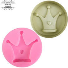 Crown shape silica gel mold cake chocolate kitchen baking mold fudge cake tool cake decoration 2024 - buy cheap