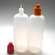 PE Bottle 120 ml Plastic Dropper Bottles With Childproof Cap and Long Thin Tip Empty E Liquid Bottle 2024 - buy cheap