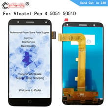 For Alcatel Pop 4 5051 5051D 5051X 5051J 5051M OT5051 LCD Display Screen with Touch Screen Digitizer Panel with frame Assembly 2024 - buy cheap