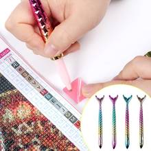 Mermaid 5D Diamond Painting Point Drill Pen DIY Crafts Sewing Embroidery Tool Cross Stitch Accessories Mermaid Point Drill Pen 2024 - buy cheap