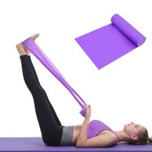 Mulheres elástico yoga pilates resistência ao estiramento longo exercício de fitness banda cinto bandas fitness exercício ginásio corda 2024 - compre barato