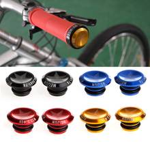 Bike MTB Mini Aluminum Alloy Grip Handlebar Bar End Plugs Stoppers Caps For most bike/ bicycle handlebars Dropshipping 2024 - buy cheap