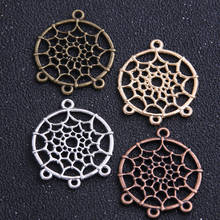 6PCS 28*34mm Metal Alloy Dream Catcher Connector For Diy Jewelry Dream Catcher Pendant Charms Diy Making 2024 - buy cheap