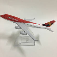 JASON TUTU 16cm AVIANCA COLOMBIA Boeing 747 plane model airplane model aircraft model diecast metal airplanes model 1:400 Plane 2024 - buy cheap