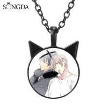 Japan Anime 10 Count TEN COUNT Pendant Necklace Cat Ear Art Photo Glass Dome Necklaces Choker For Fans Jewelry Gifts Accessories 2024 - buy cheap