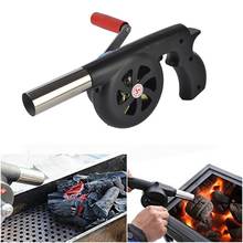 Outdoor Barbecue FanHand-cranked Air Blower Portable BBQ Grill Fire Bellows Tools Picnic Camping Accessories Barbecue Tool 2024 - buy cheap