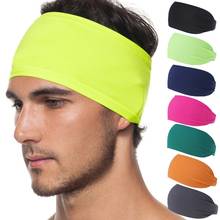 Running Men Women Sweat Sweatband Headband Yoga Hair Bands Gym Stretch Sports Head Band 2024 - купить недорого