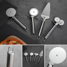 Double Roller Pizza Cutter Stainless Steel Pizza Knife Pastry Pasta Dough Crimper Pizza Dough Divider Kitchen Tools Accessories 2024 - buy cheap