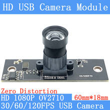 30FPS/60FPS/120FPS без искажений CCTV камера видеонаблюдения HD 200 Вт OV2710 1920*1080P Android Linux UVC MJPEG USB модуль камеры 2024 - купить недорого