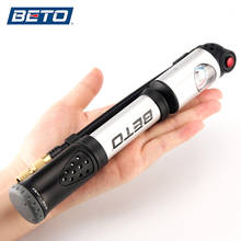 BETO-Mini bomba de mano para bicicleta, adaptador de manguera Schrader Presta, con calibre de 300psi 2024 - compra barato
