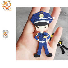 Police men woman Metal Cutting Dies Mold Knife Scrapbooking Stencil DIY Embossing Craft Die Cuts Card Making New Dies For 2020 2024 - buy cheap