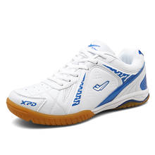 Мужская дышащая обувь для волейбола, профессиональная легкая спортивная обувь белого и синего цвета с воздушной подушкой для волейбола, 2020 2024 - купить недорого
