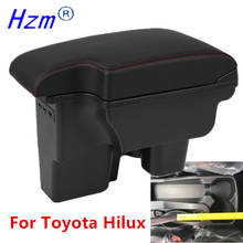 For Toyota Hilux Armrest box For Toyota Hilux Retrofit parts Interior Car Armrest Storage box accessories USB LED 2024 - buy cheap