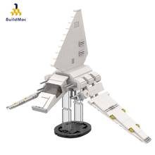 Buildmoc Technical Imperial Shuttle Mini Military War Spaceship Fighter Building Block Model Kids Ideas Toy Gift 2024 - buy cheap