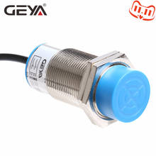GEYA 15mm Sensing Distance Proximity Switch NPN PNP DC 10-30V Proximity Sensor DC 2 Wire 3 Wire 4 Wire NO NC M30Screw Size 2024 - купить недорого